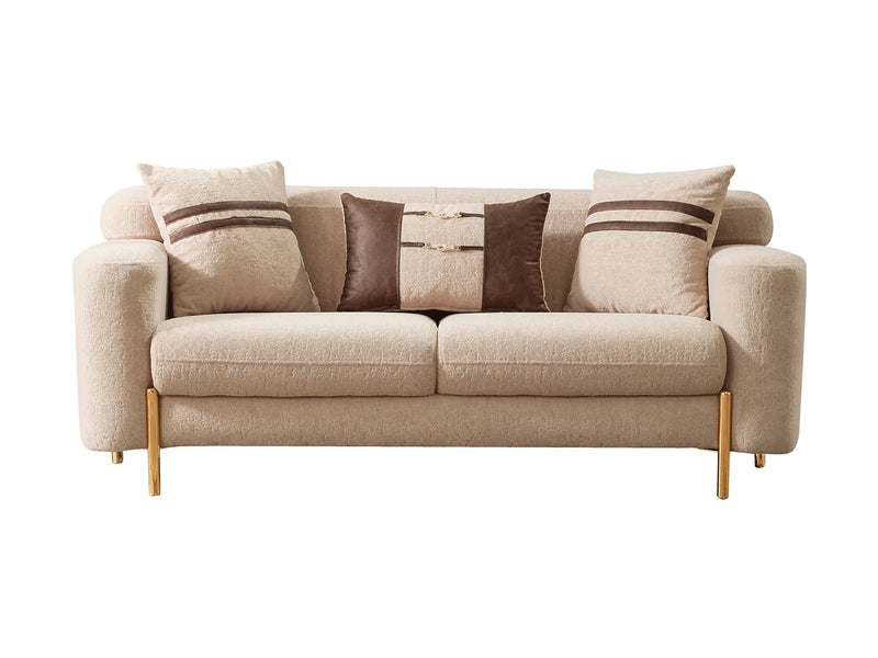 Shelby 3-pieces (Sofa & 2 Chair) Livingroom Set Beige in Beige - 101-SHE-ORK-311