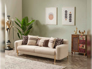 Shelby 3-pieces (Sofa & 2 Chair) Livingroom Set Beige in Beige - 101-SHE-ORK-311