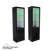 SHELF1006LRT – Display Shelves 21.7"×15.7"×74.8" (BLACK) - 210000007905