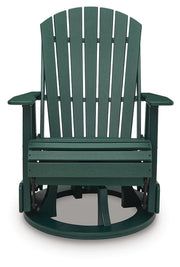 Shell Beach Green Outdoor Swivel Glider Chair - PCP115-820