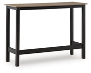 Shoreline Beach Black/Beige Outdoor Counter Table and 2 Barstools - PCP221-113