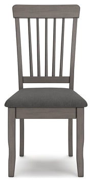 Shullden Dining Table and 4 Chairs in Gray - PKG015401