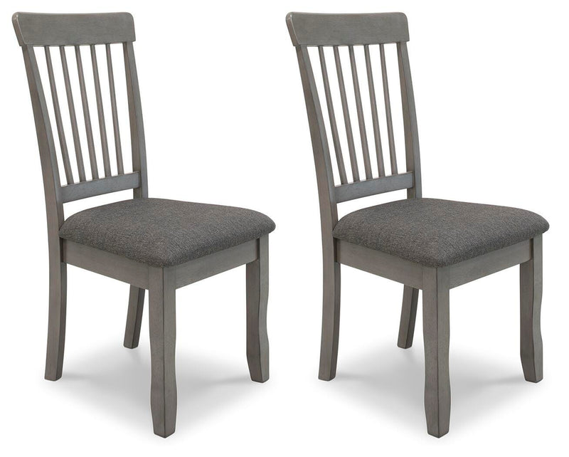 Shullden Gray Dining Chair (Set of 2) - D194-01X2