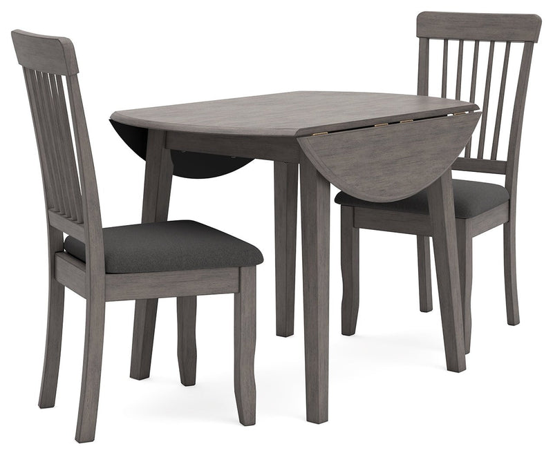 Shullden Gray Dining Table and 2 Chairs - DMV FurnitureDining Room Set