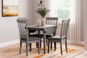 Shullden Gray Dining Table and 4 Chairs - DMV FurnitureDining Room Set