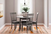 Shullden Gray Dining Table and 4 Chairs - DMV FurnitureDining Room Set