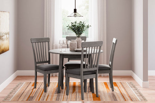 Shullden Gray Dining Table and 4 Chairs - DMV FurnitureDining Room Set