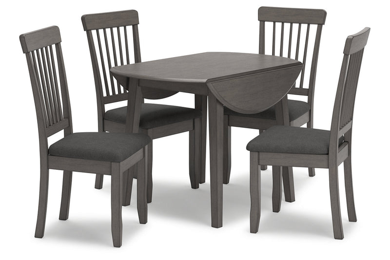 Shullden Gray Dining Table and 4 Chairs - DMV FurnitureDining Room Set