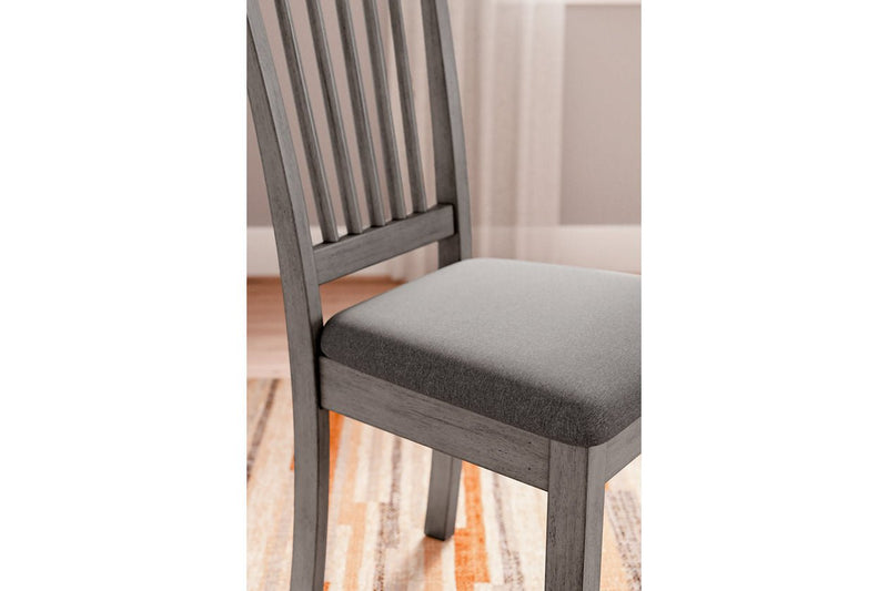 Shullden Gray Dining Table and 4 Chairs - DMV FurnitureDining Room Set