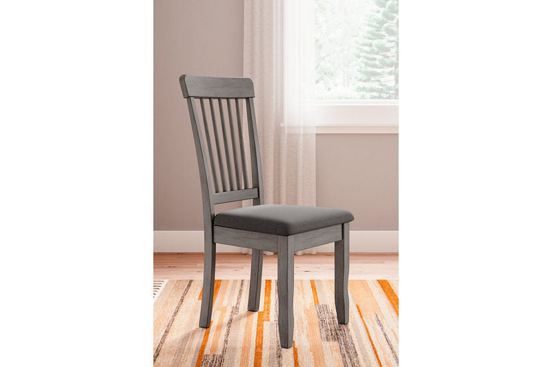 Shullden Gray Dining Table and 4 Chairs - DMV FurnitureDining Room Set