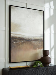 Siaking Brown/Gray/White Wall Art - A8000509