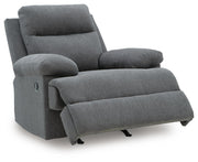 Side-Swipe Charcoal Recliner - PC9140625