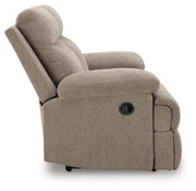 Side-Swipe Mocha Reclining Loveseat - PC9140586
