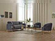 Siderno Chair in Beige - 200-SIM-SID-VELVET260-B