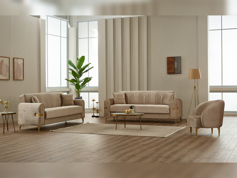 Siderno Convertible Loveseat in Dark Grey - 200-SIM-SID-VELVET412-2