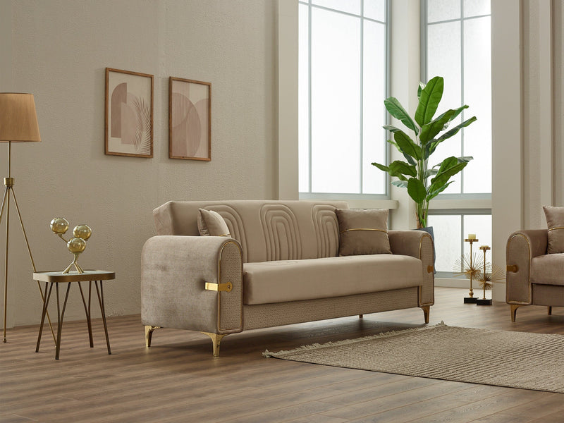 Siderno Convertible Sofa in Dark Grey - 200-SIM-SID-VELVET412-3