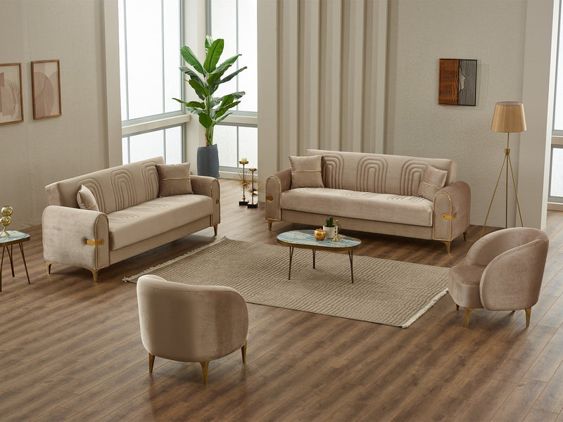 Siderno Convertible Sofa in Dark Grey - 200-SIM-SID-VELVET412-3