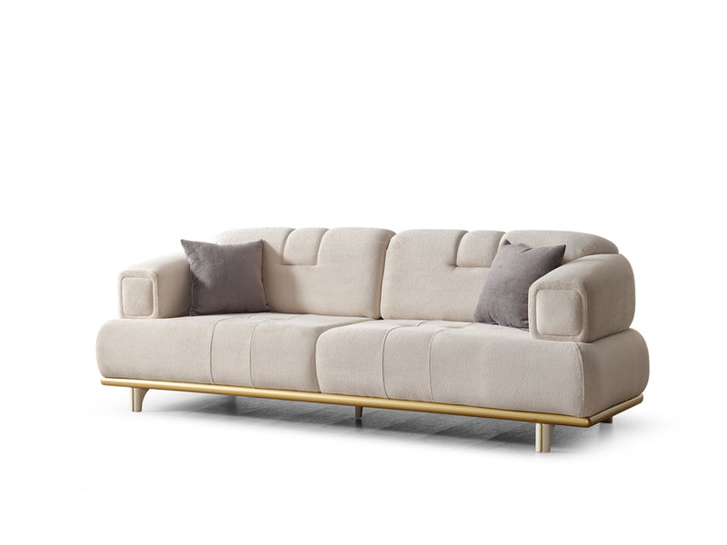 Sidney Convertible Loveseat in Beige - 200-ELIF-SID-A206-2