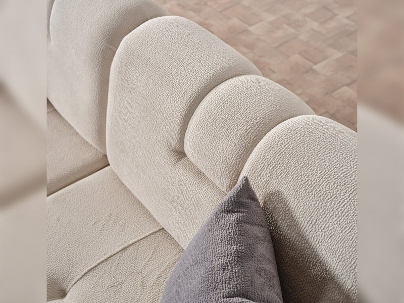 Sidney Convertible Loveseat in Beige - 200-ELIF-SID-A206-2