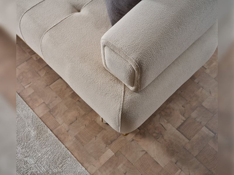 Sidney Convertible Loveseat in Beige - 200-ELIF-SID-A206-2