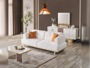 Sidney Convertible Loveseat in Beige - 200-ELIF-SID-A206-2
