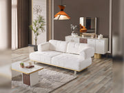 Sidney Convertible Loveseat in Beige - 200-ELIF-SID-A206-2