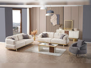 Sidney Convertible Loveseat in Cream - 200-ELIF-SID-A205-2
