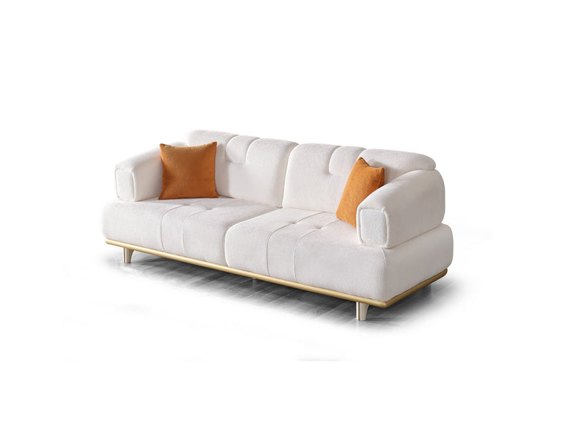 Sidney Convertible Sofa in White - 200-ELIF-SID-A204-3