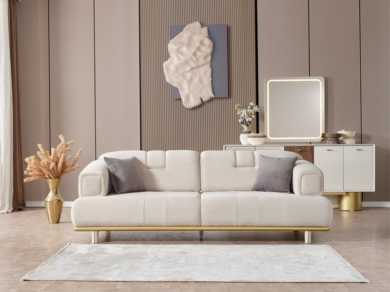 Sidney Convertible Sofa in White - 200-ELIF-SID-A204-3