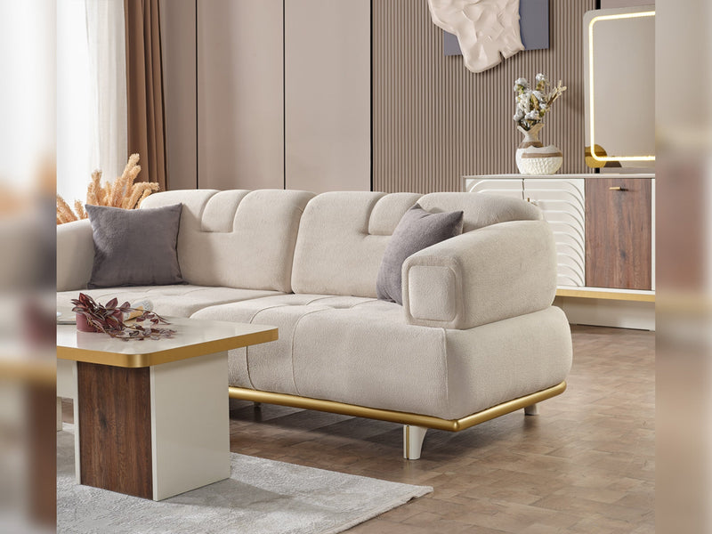 Sidney Convertible Sofa in White - 200-ELIF-SID-A204-3