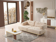 Sidney Convertible Sofa in White - 200-ELIF-SID-A204-3