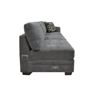 Sidney Gray Sectional - DMV FurnitureSectional