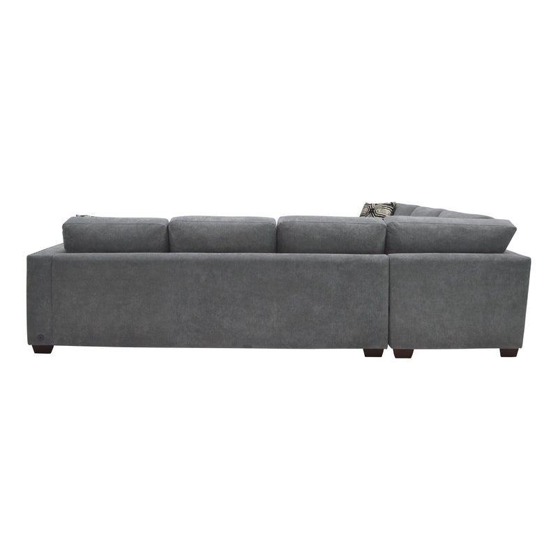 Sidney Gray Sectional - DMV FurnitureSectional
