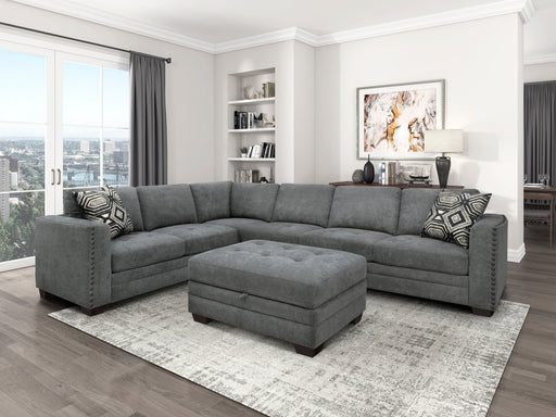 Sidney Gray Sectional - DMV FurnitureSectional