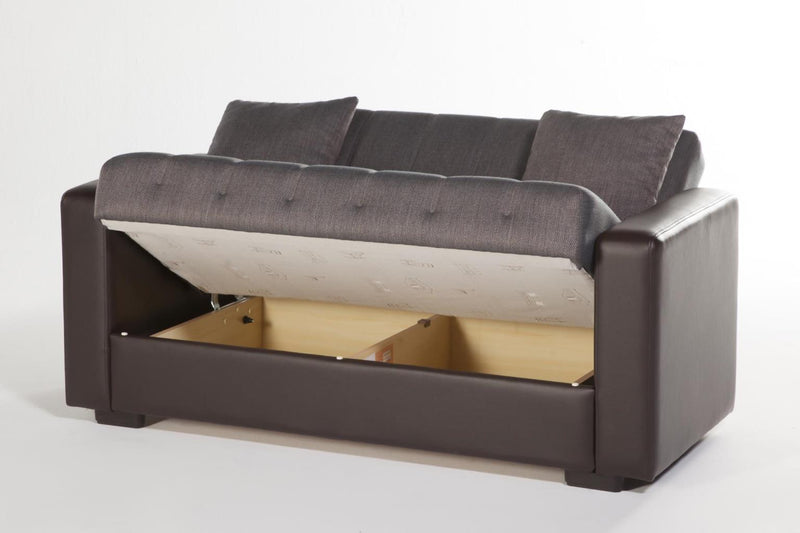 Sidney Love Seat (Bolzoni Brown) 2 Pieces - DMV FurnitureLoveseat