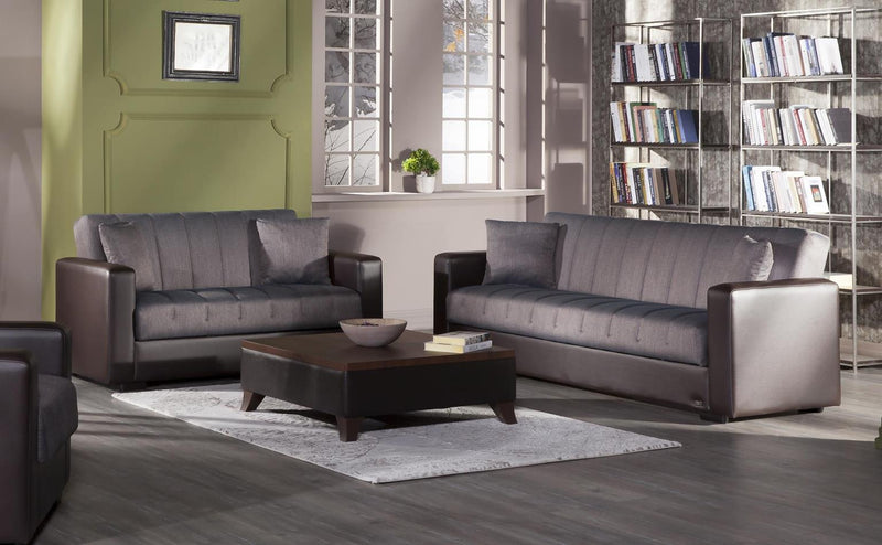 Sidney Sleeper (Bolzoni Brown) Living Room Set - DMV FurnitureLiving Room Set