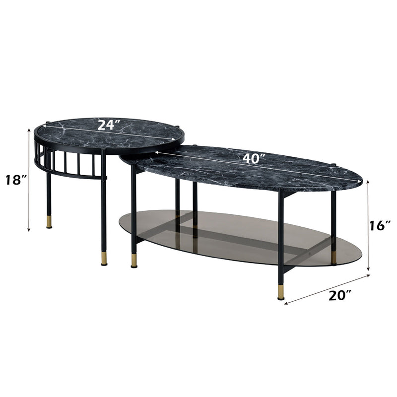 Silas Nesting Coffee Table Set - LV01088