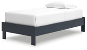 Simmenfort Navy Blue Twin Platform Bed from Ashley - DMV Furniture