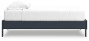 Simmenfort Navy Blue Twin Platform Bed from Ashley - DMV Furniture