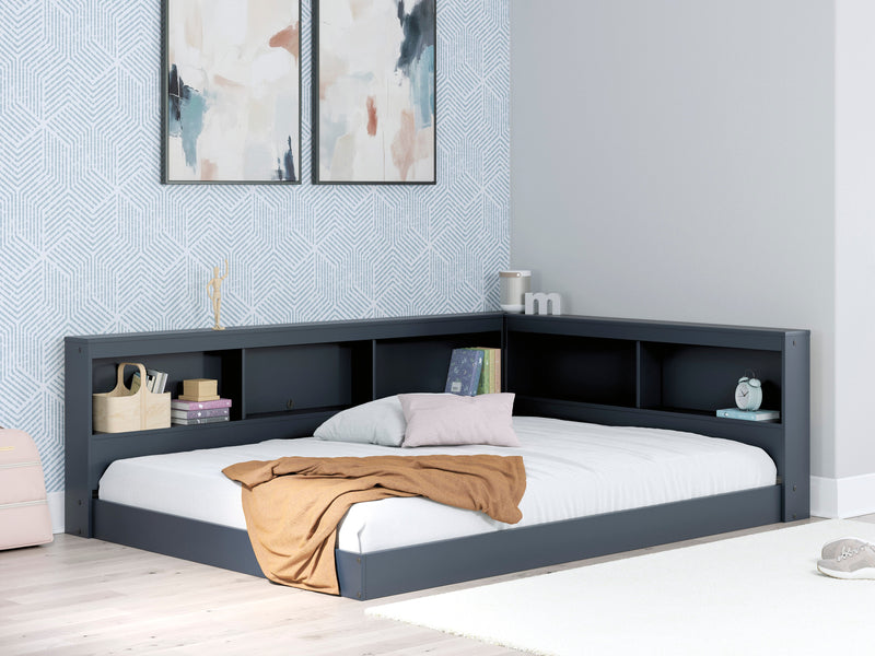 Simmenfort Navy Blue Youth Bookcase Storage Bedroom Set - DMV FurnitureYouth Bedroom Set