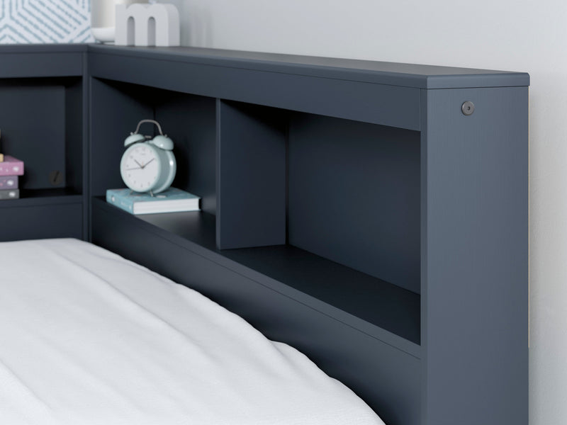 Simmenfort Navy Blue Youth Bookcase Storage Bedroom Set - DMV FurnitureYouth Bedroom Set