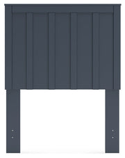 Simmenfort Twin Panel Headboard with Dresser in Navy Blue - PKG020602