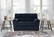 SimpleJoy Navy Loveseat - DMV FurnitureLoveseat