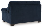 SimpleJoy Navy Loveseat - DMV FurnitureLoveseat