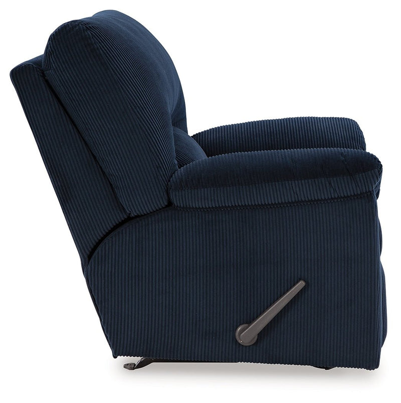 SimpleJoy Navy Recliner - DMV FurnitureRecliner Chair