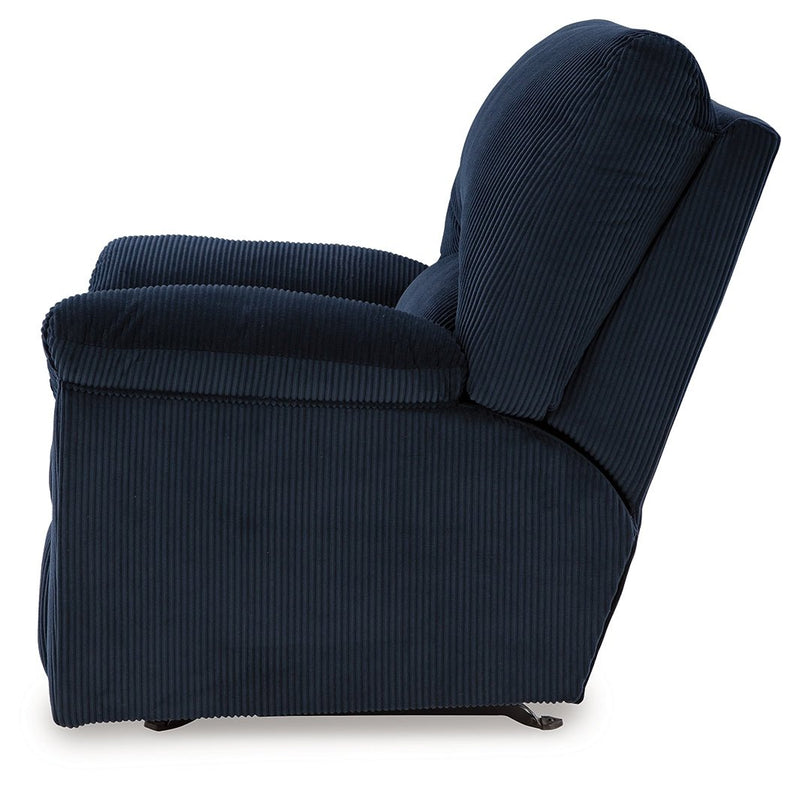 SimpleJoy Navy Recliner - DMV FurnitureRecliner Chair