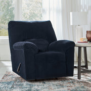 SimpleJoy Navy Recliner - DMV FurnitureRecliner Chair