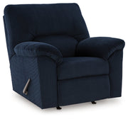 SimpleJoy Navy Recliner - DMV FurnitureRecliner Chair