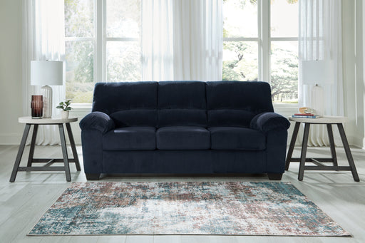 SimpleJoy Navy Sofa - DMV FurnitureSofa