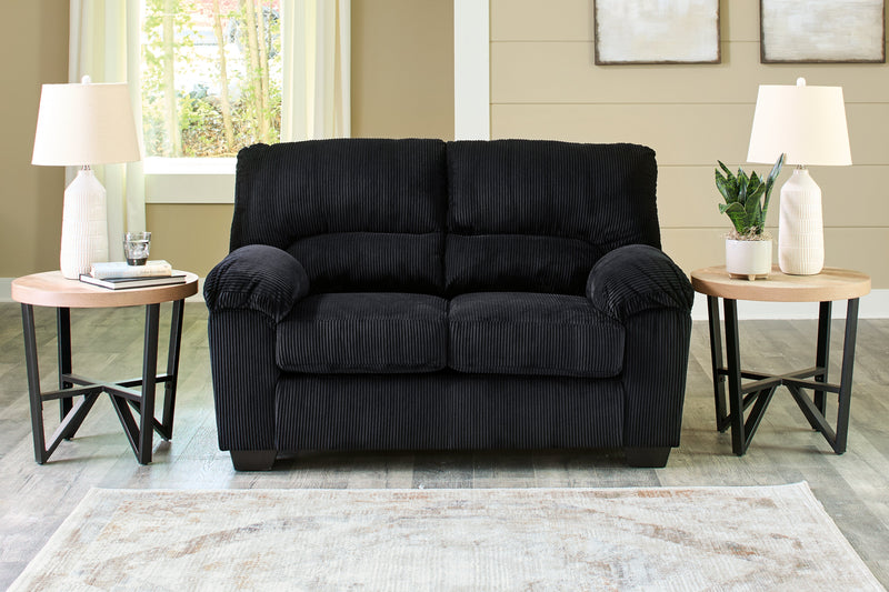 SimpleJoy Onyx Loveseat - DMV FurnitureLoveseat